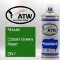 Preview: Nissan, Cobalt Green Pearl, DN1: 400ml Sprühdose, von ATW Autoteile West.